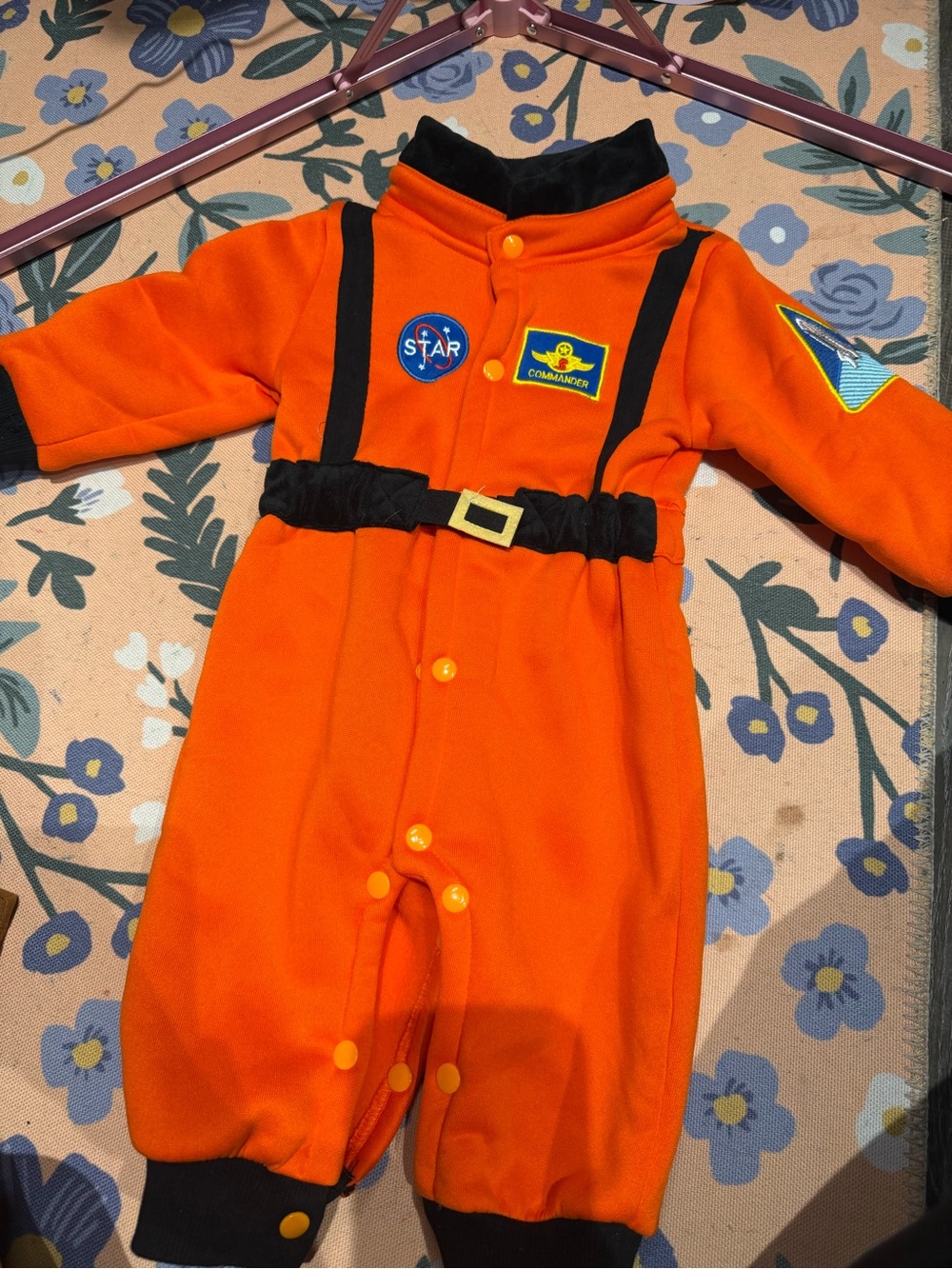 Kids Orange Space Commander Costume - Brand Unknown